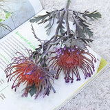 Qfdian  Artificial Flowers Short Branch Crab Claw 2 Fork Pincushion Christmas Garland Vase for Home Wedding Decoration Fake Planting