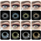 Natural Color Contact Lenses for Eyes Iceland Series Colored Contacted Lenses Eye Color 1 Pair Contact Lens Beauty Eye Makeup