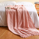 Nordic Knitted Blanket Sofa Bed Decorative Bed Thread Blankets Sofa Office Nap Throw Blankets Soft Towel Bed Plaid Tapestry