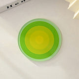 Qfdian Round Gradient Acrylic Coaster