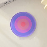 Qfdian Round Gradient Acrylic Coaster