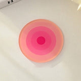 Qfdian Round Gradient Acrylic Coaster