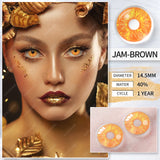 Qfdian Cosplay JAM BROWN 1 Pair | 1 Year