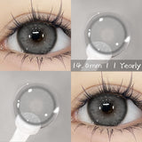 Qfdian Lemon Gray 14.2mm 1 Pair | 1 Year