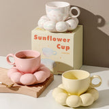 Qfdian Chubby Floral Cup And Saucer Set