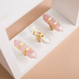 Qfdian Elegance Crystal Brass Cabinet Knob