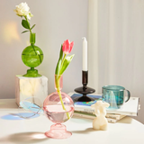 Qfdian Danish Pastel Taper Candle Holder