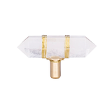 Qfdian Elegance Crystal Brass Cabinet Knob
