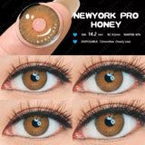 Qfdian NewYork Honey 14.2mm 1 Pair | 1 Year