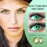 Qfdian NewYork Jade Green 14.2mm 1 Pair | 1 Year