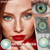 Qfdian Nicosia Green 14.2mm 1 Pair | 1 Year