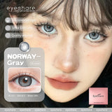 Qfdian Norway Gray 14.5mm 1 Pair | 1 Year