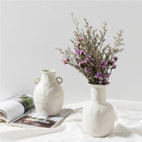 Qfdian Minimalist Abstract Pottery Vase
