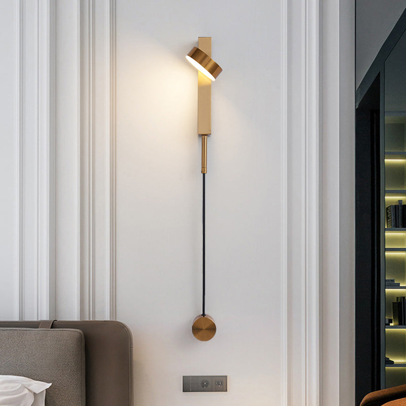 Qfdian Elegant Nordic Rotatable Wall Lamp