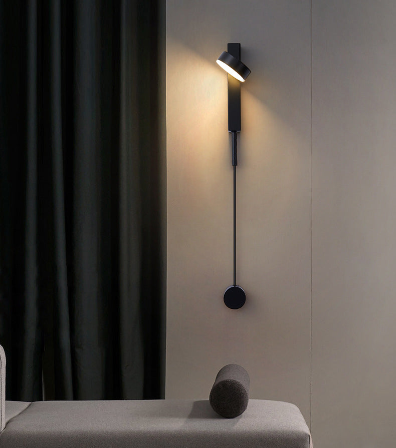 Qfdian Elegant Nordic Rotatable Wall Lamp