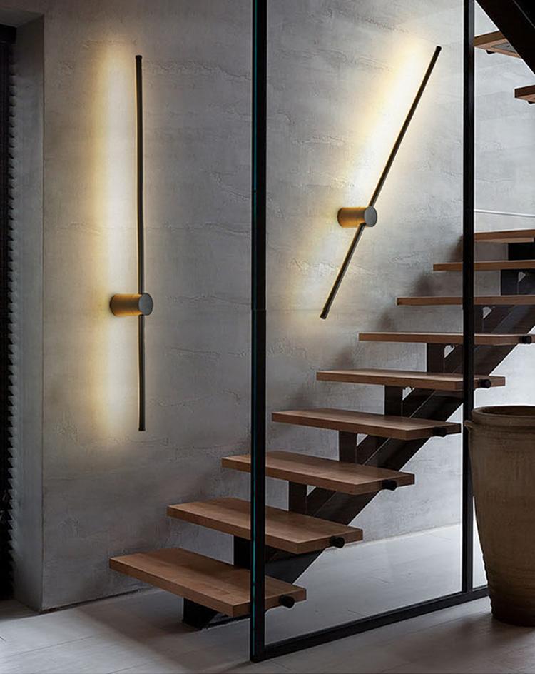 Qfdian Nordic Sleek Linear Wall Lights