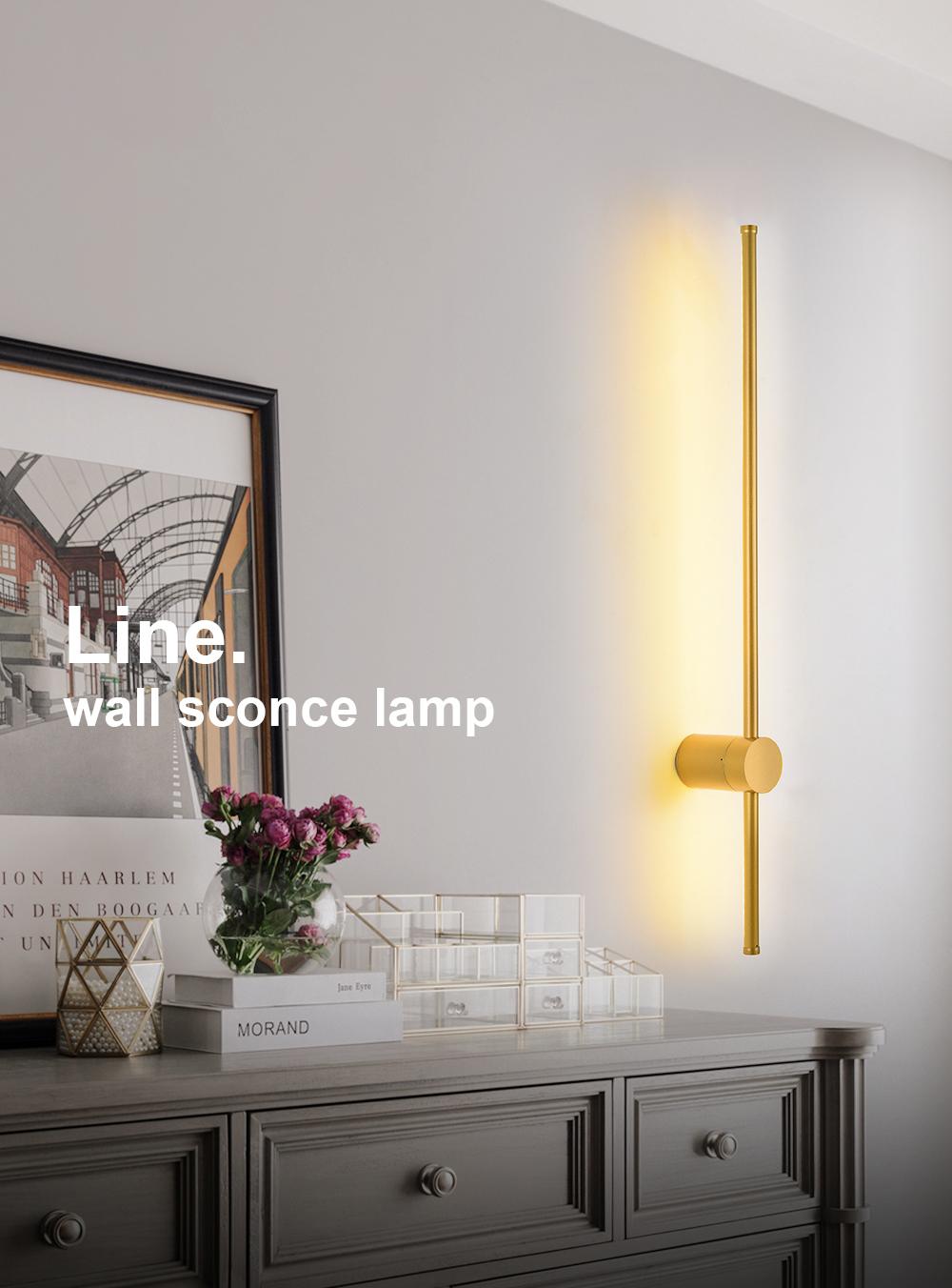 Qfdian Nordic Sleek Linear Wall Lights