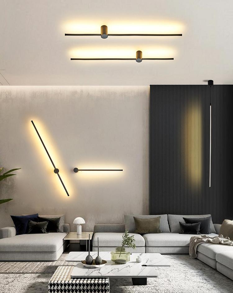 Qfdian Nordic Sleek Linear Wall Lights