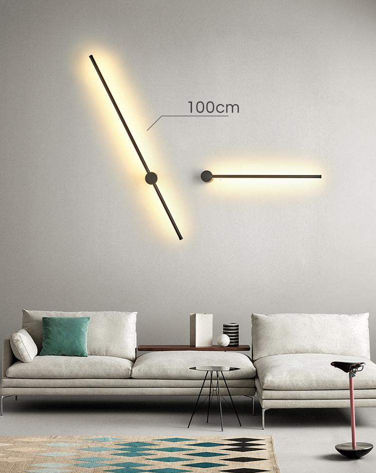 Qfdian Nordic Sleek Linear Wall Lights