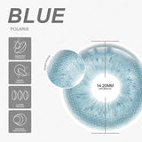Qfdian Polaris Blue 14.2mm 1 Pair | 1 Year