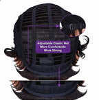 Qfdian Synthetic Hair Women Short Curly African American Wig Machine Made