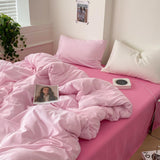 Qfdian Aesthetic Pink Series Bedding Set