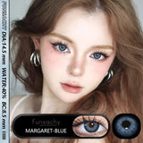 Qfdian  2Pcs New Color Colored Contact Soft Circular Lenses Beauty Pupil Brown Series Eyes Makeup Blue High Quality Softlens