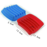Qfdian Silicone Food Grade Sausage Mould 6 Cavity Homemade Ham Hot Dog Making Tray Household Cake Baking Molds with Lid Kitchen Tools