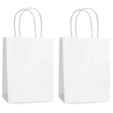 Qfdian  12 Pieces Gift Bags with Handle, Paper Treat Candy Bag Glow in The Dark Favor Bags For Glow Theme Party Decoration Supplies