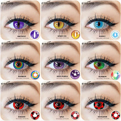 Color Contact Lenses Yearly Color Lens Eyes Cosmetic Colored Contacts 2pcs Eye Contacts Cosplay Anime Accessories Contact Lenses