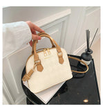 Qfdian Women New Fashion Diamond-shaped Handbag Single-shoulder Crossbody Shell Bag Fashion Girl Outdoor Purse