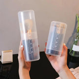 Qfdian  ‌Adjustable Makeup Brush Holder Organizer Clear Acrylic Waterproof Cosmetic Pen Case Vanity Office Bathroom ‌storage Tools