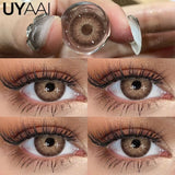 Qfdian  Color Contact Lenses Natural Contact Lens NEW Siri Series Makeup Colored Pupils Cosmetics Beauty Green Lenses Blue Pupils