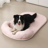Qfdian  Summer Pet Cooling Mat Ice Bead Dog Bed Removable Washable Sofa Cushion with Cool Sensation Sponge for Dogs and Cats Indoor Home