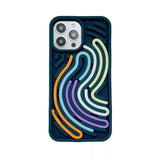 Qfdian Funny Sensory Activity Board Silicone Decompression Phone Case For iPhone 16 15 14 13 12 11 Pro Max Soft Back Cover
