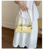Qfdian Korean Y2k Aesthetic Fairy Women's Handbags Elegant All Match Luxury Design Crossbody Bag Fashion Chic Office Lady Shoulder Bags
