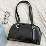 Qfdian Y2k Aesthetic Office Lady Women's Handbags Fashion Simple Chic Casual Shoulder Bags Luxury Design All Match Underarm Bag Trendy