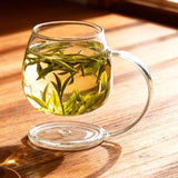 Qfdian  Creative Suspended Glass Espresso Cup Household Drinkware Tea Cup with Handle Heat-resistant Water Drinking Cup Coffee Mug Gifts