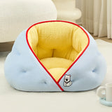 Qfdian  Cats Bed Cartoon Lace Pet Beds Pet Sleeping Nest for Small Dog Mat Bag Cats Bed Cat Supplies Kitten Goods Accessories