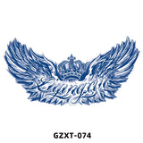 Qfdian New Wholesale Juice Chest Stickers Tattoo Herbal Semi-permanent Back Tatoo Wings Tattoo Stickpaper