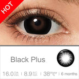 Qfdian DIA 16.0 mm Big Eyes Color Contact Lenses Supersize Black Color Contact Lens for Eyes Beauty Cosmetic Brown Color yearly Lens