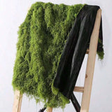 Qfdian  1*1m Fake Moss DIY Crafts Grass Artificial Moss Faux Preserved Moss Green Plants Home Room Garden Decor Landscape Fake Grass