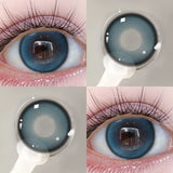 Qfdian  2pcs/pair Beauty Pupils Natural Pink Lens Colored Contact Lenses for Eyes Myopia Blue Makeup Lens Purple Lens Brown Lens