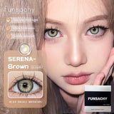 Qfdian  1 Pair New Color Contact Lenses for Eye Beautiful Pupil Fashion Blue Soft Lenses Gray Natural Contacts Yearly Cosmetics