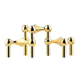 Qfdian Metal Molecular Structure Candle Holder Nordic Silver Candlestick Centerpiece Living Room Decoration Gift Home Decore Candelabra