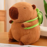 Qfdian 23cm/9.05in Cute Capybara Plush Toys Capibara Anime Fluffty Toy Doll Stuffed Animals Perfect Gift For Kids Birthday Party Supply