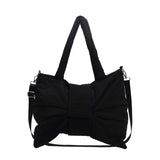 Qfdian  Korean Office Lady Casual Women's Handbags All Match Fashion Y2k Aesthetic Chic Shoulder Bags Sweet Fairy Elegant Underarm Bag