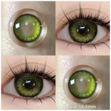 Qfdian  2pcs Big Black Contact Lenses for Eyes Fast Shipping Beauty Pupils Pearl Series Color Eye Lens Comestic Blue Green Lens