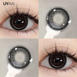 Qfdian  Color Contact Beauty OMG Series Colorcon Black Lens Big Eyes Cosmetic Green Lenses Colorcon NEW NAJIA Series Blue Pupils