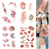 Qfdian  Realistic Temporary Tattoo Stickers Suitable for Women & Men Waterproof Long Lasting Body with Easy Application & Removal